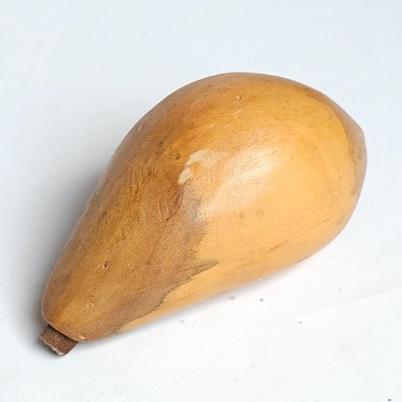 10 PC Lot Vintage Wooden Wood Fruit Vegetables Hand Carved Sweet Pea Banana - Picture 5 of 9